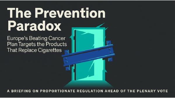 The Prevention Paradox: Europe's Beating Cancer Plan Targets the Products That Replace Cigarettes