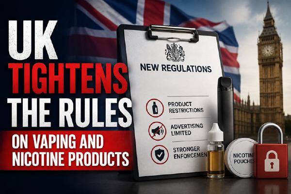 UK Tightens the Rules on Vaping and Nicotine Products