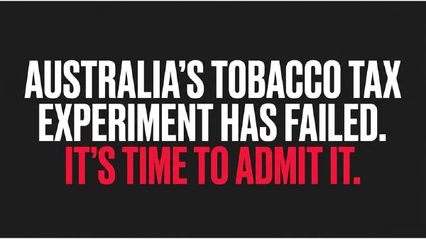 Australia's Tobacco Tax Experiment Has Failed. Europe is at risk of a similar failure.