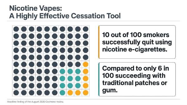 Nicotine Vapes and Smoking Cessation
